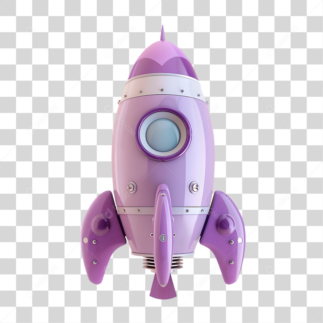 Foguete Espacial PNG Transparente