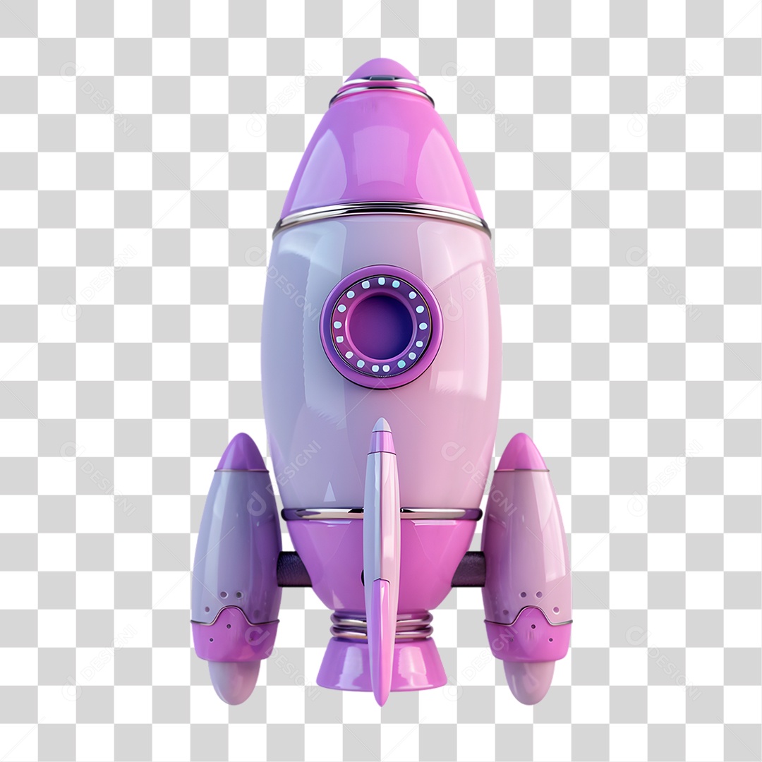 Foguete Espacial PNG Transparente