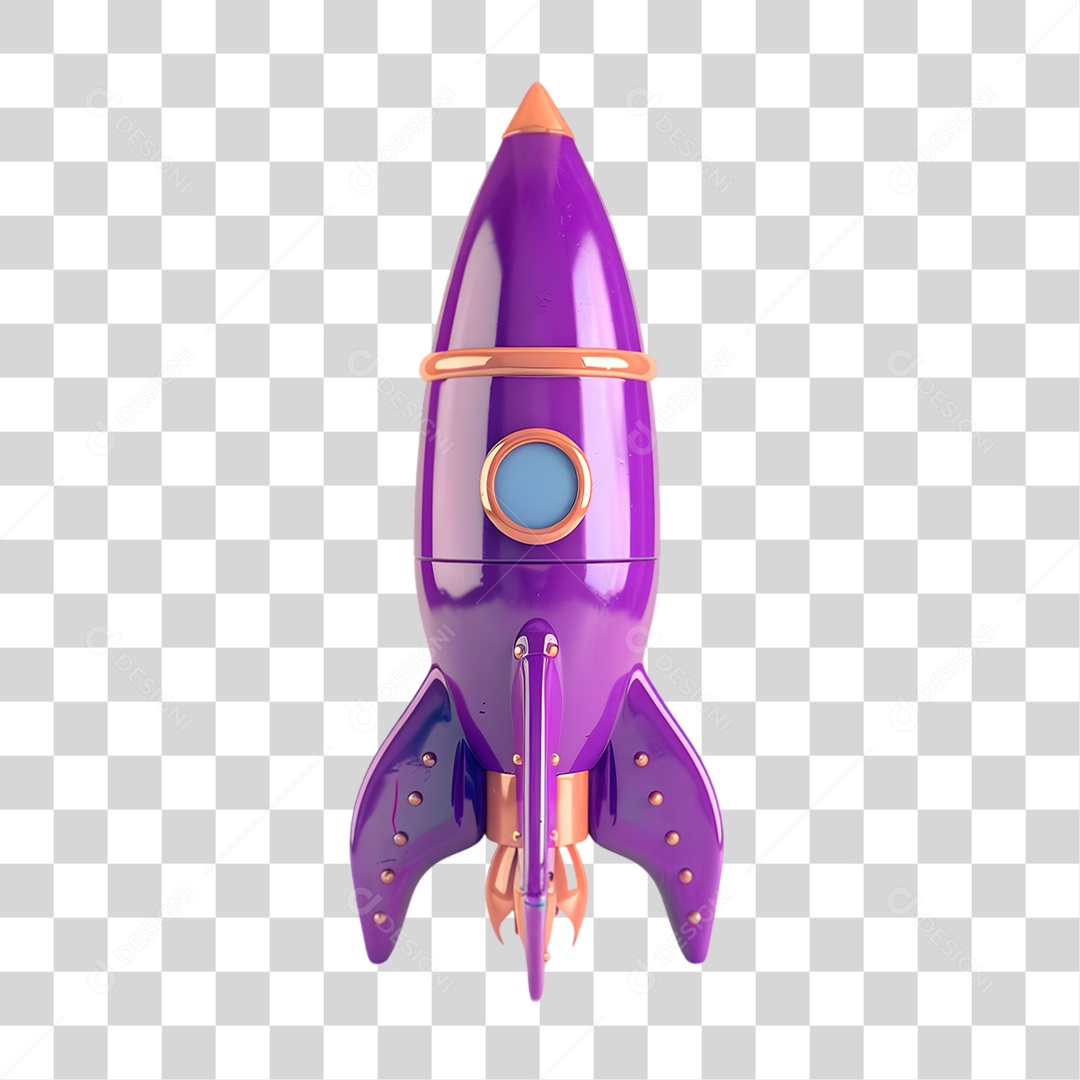 Foguete Espacial PNG Transparente