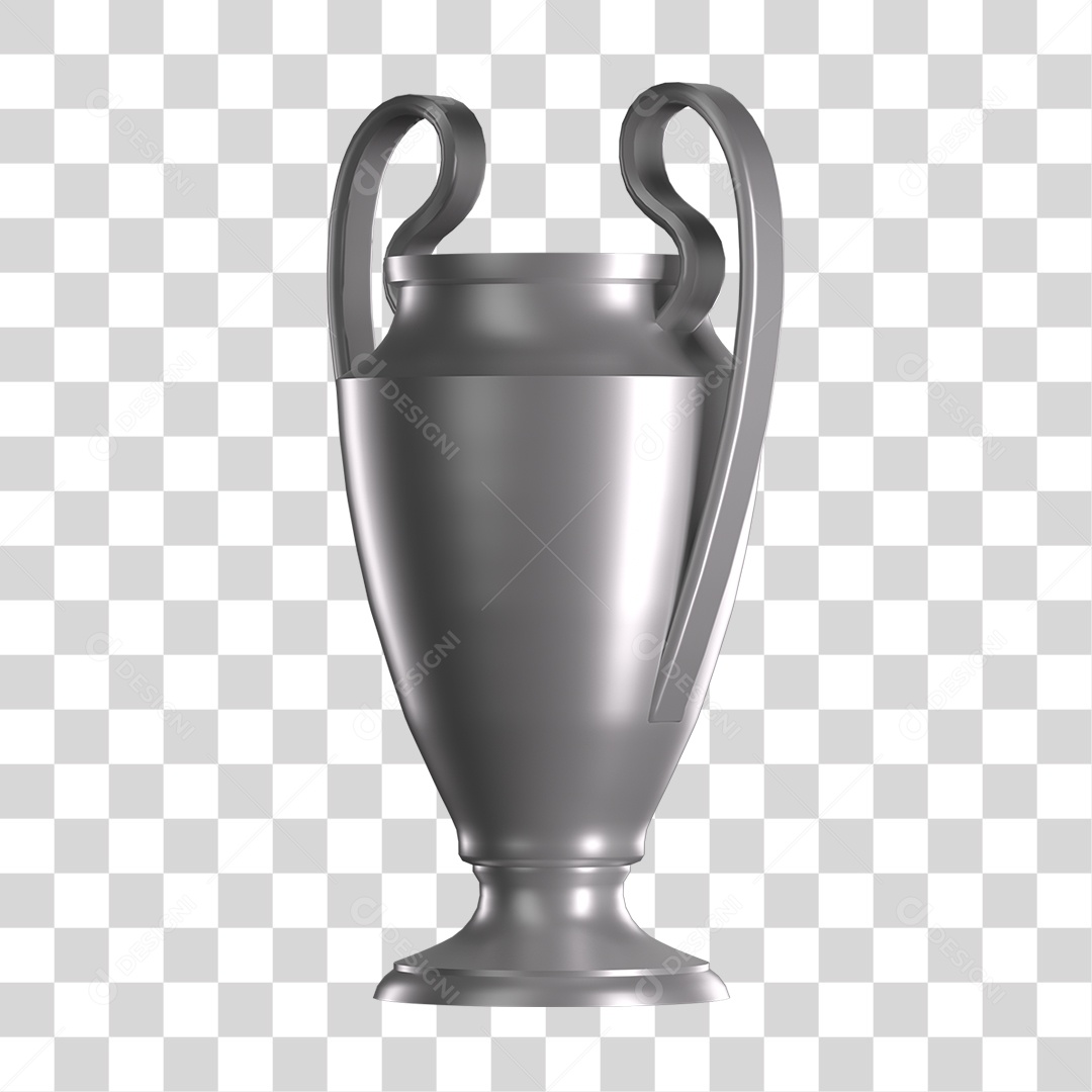 Troféu de Metal Taça PNG Transparente