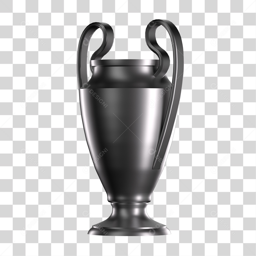 Troféu de Metal Taça PNG Transparente