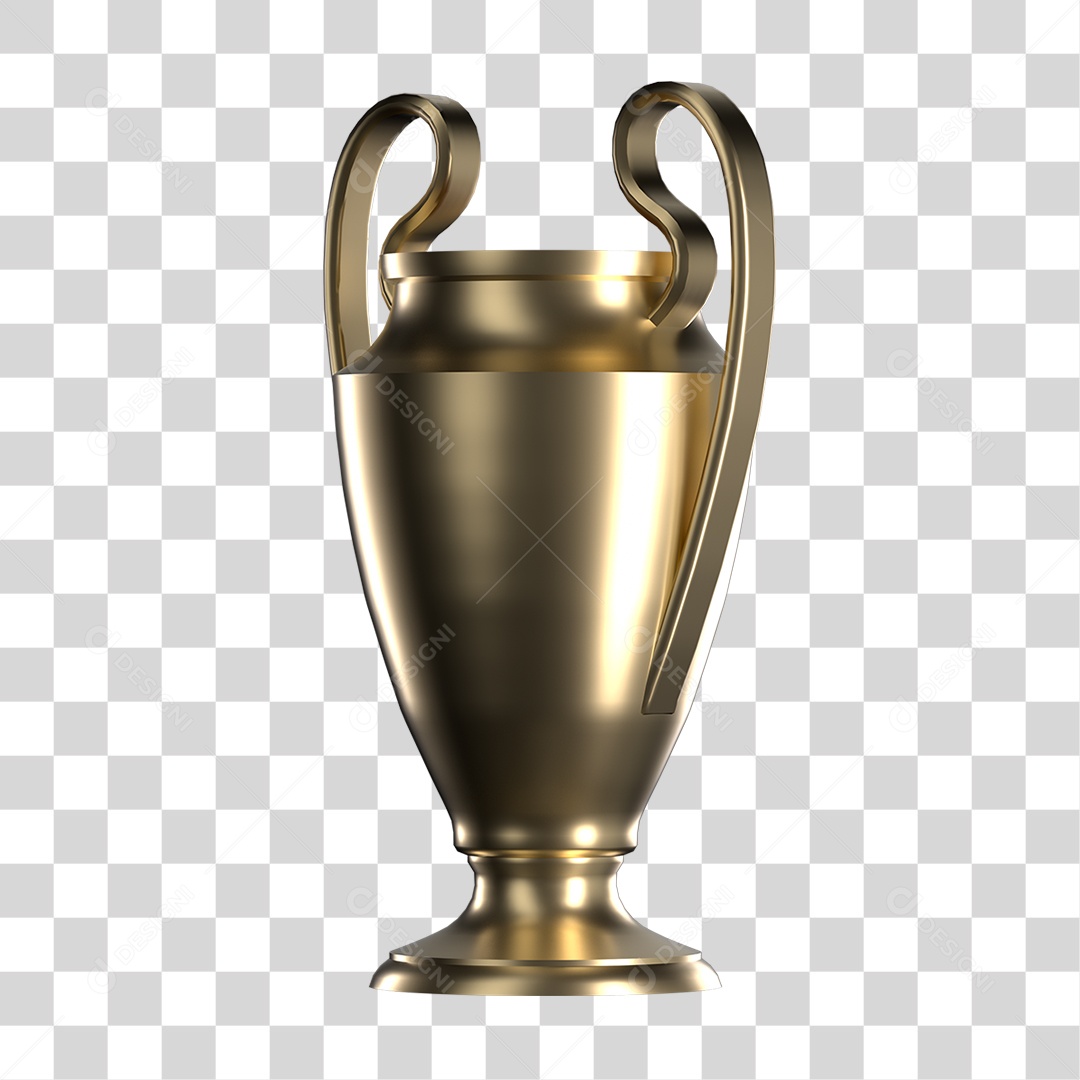 Troféu de Metal Taça PNG Transparente