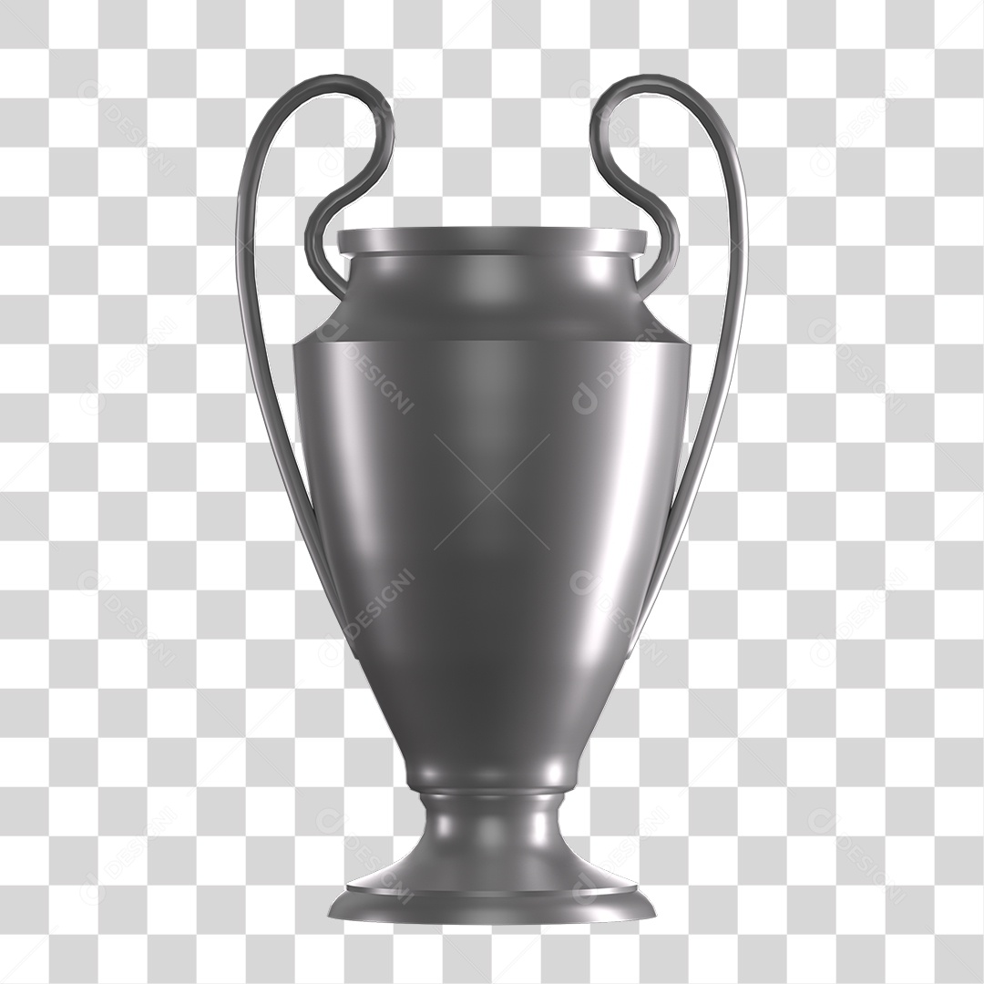 Troféu de Metal Taça PNG Transparente