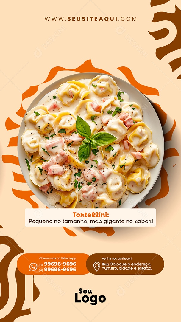 Story Casa de Massa Social Media PSD Editável