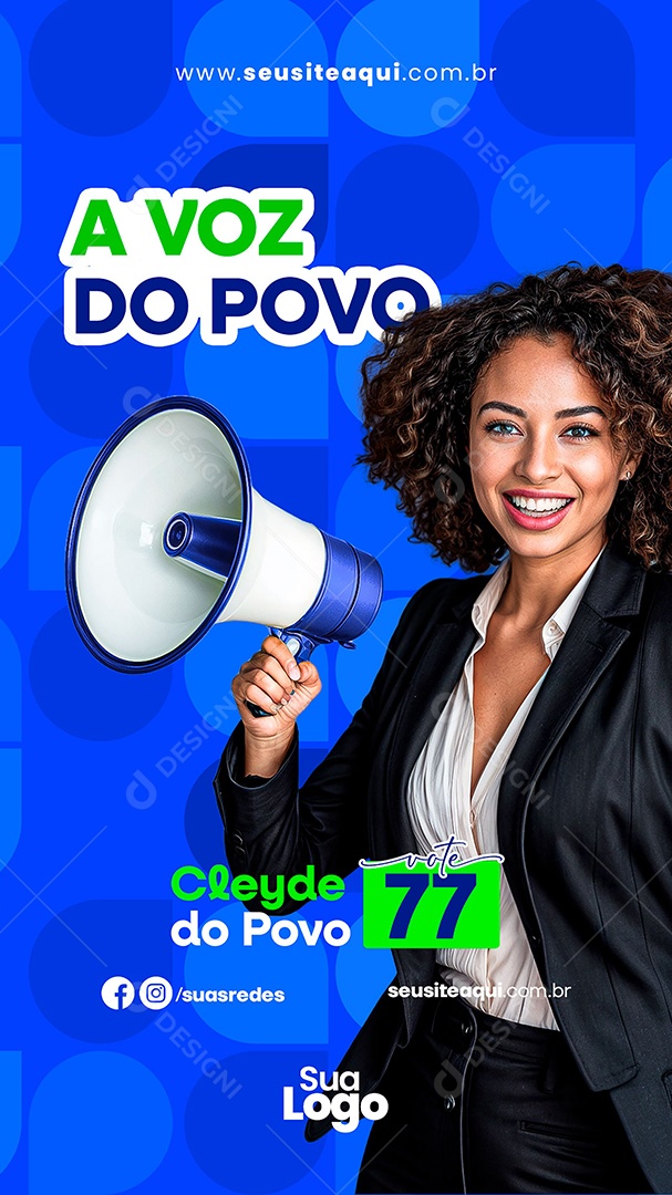 Story Campanha Politica Social Media PSD Editável
