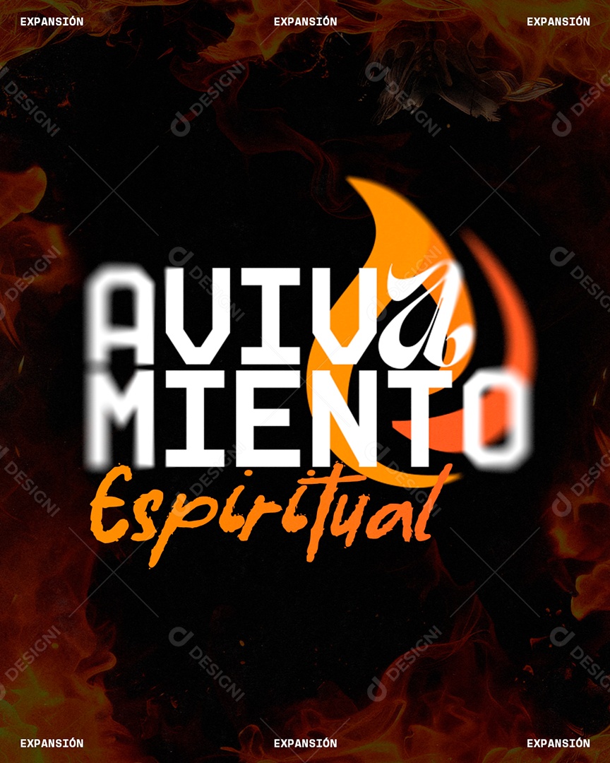 Avivamento Espiritual Social Media PSD Editável