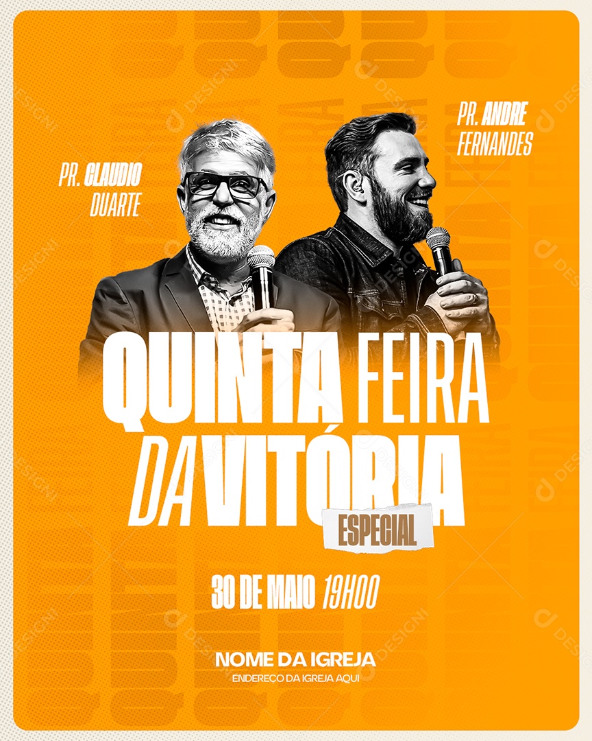 Quinta Feira da Vitoria Social Media PSD Editável