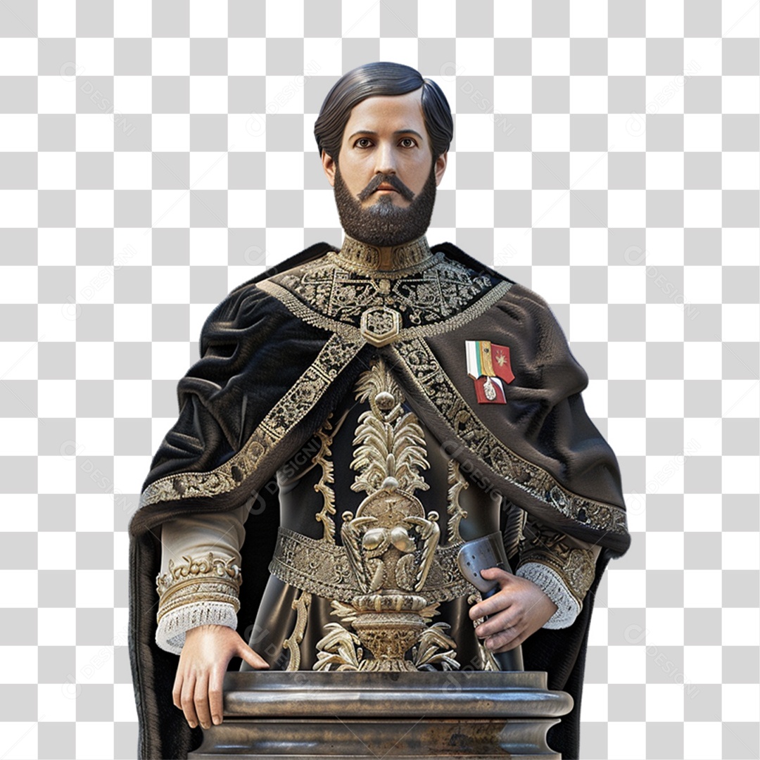 Imagem Semelhante Estátua de Dom Pedro II PNG Transparente