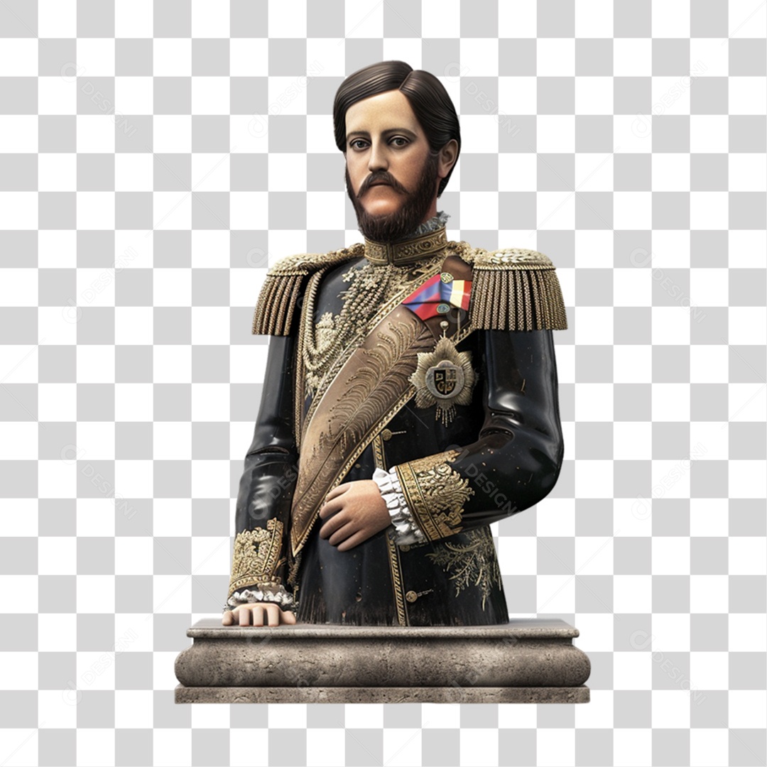 Imagem Semelhante Estátua de Dom Pedro II PNG Transparente