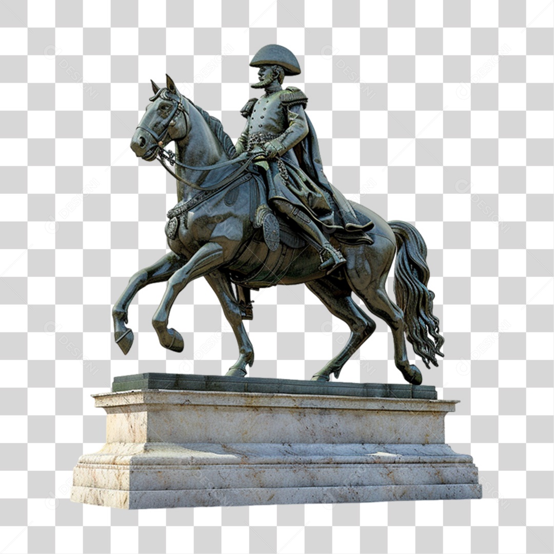 Imagem Semelhante Estátua de Dom Pedro II PNG Transparente