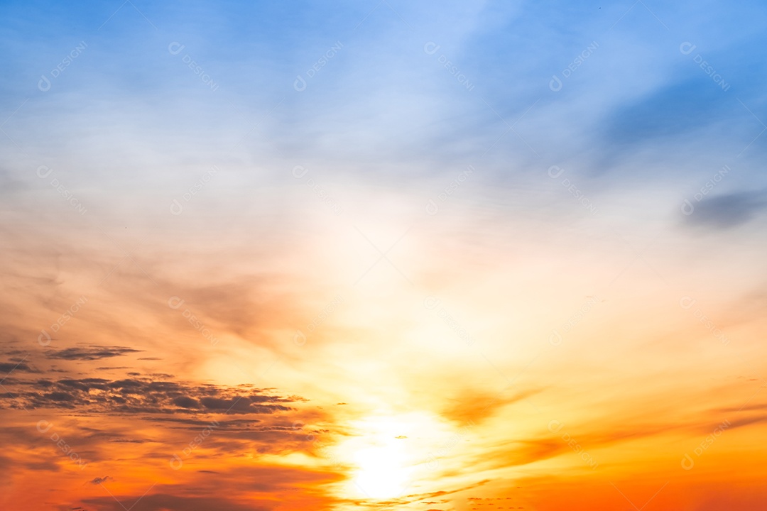 Fundo de um lindo céu