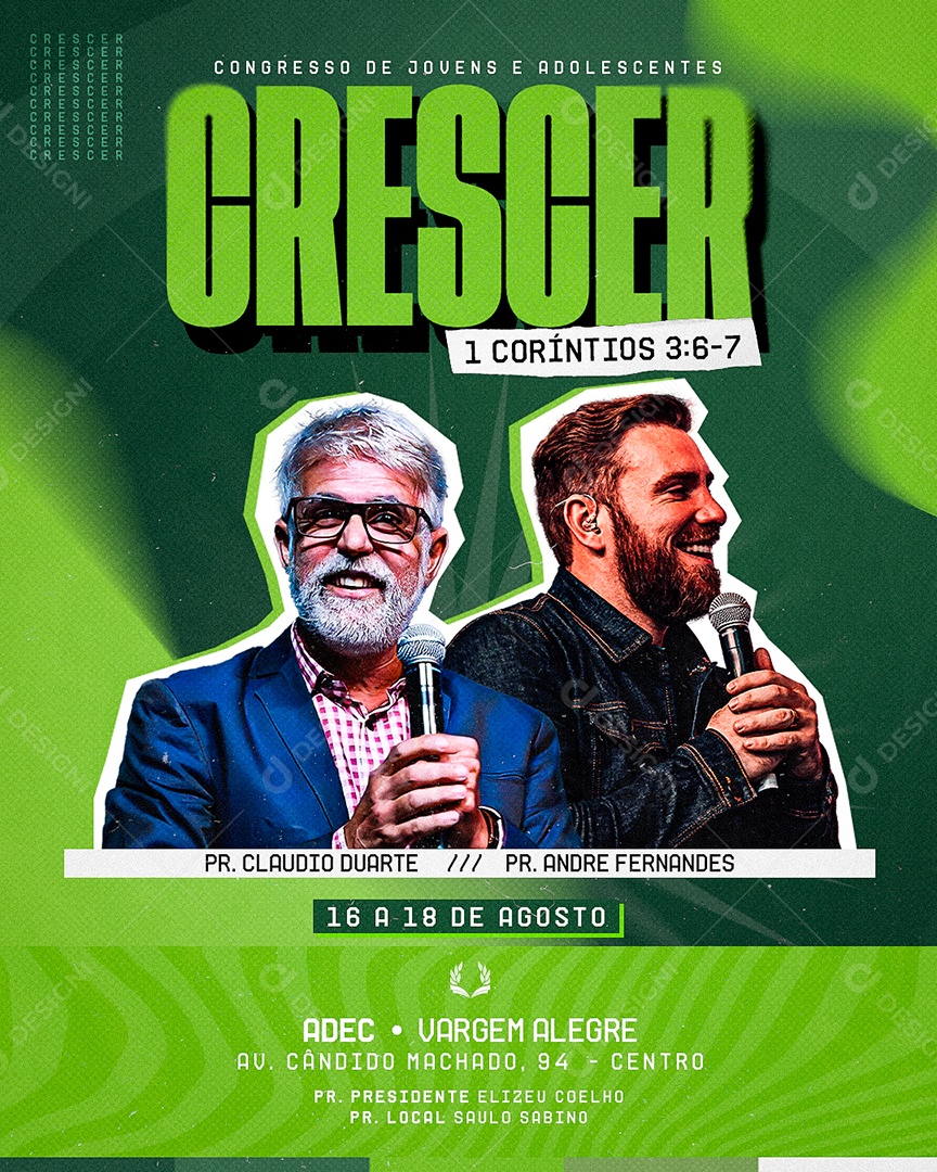 Crescer Social Media PSD Editável