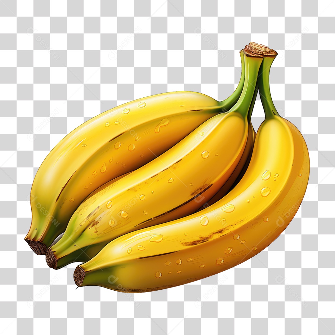 Fruta Banana PNG Transparente