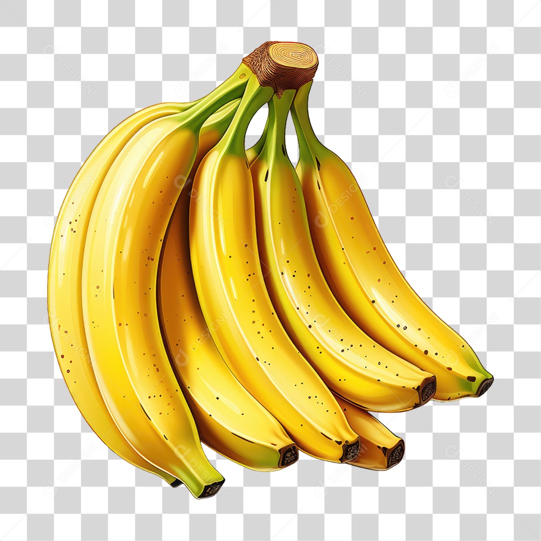 Fruta Banana PNG Transparente
