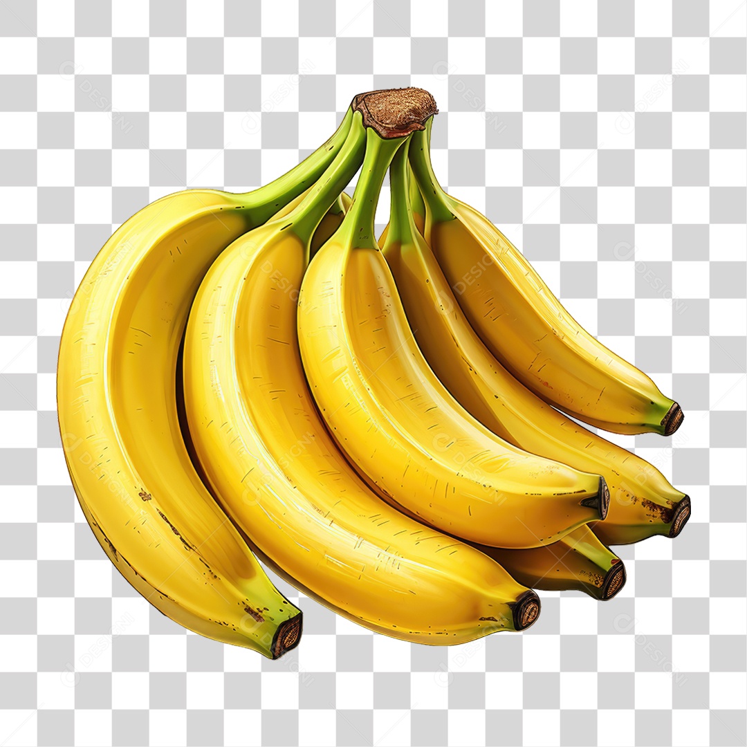 Fruta Banana PNG Transparente