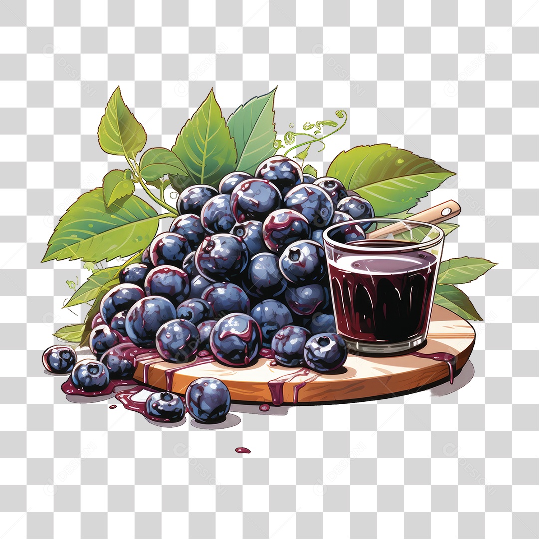 Fruta Açaí PNG Transparente