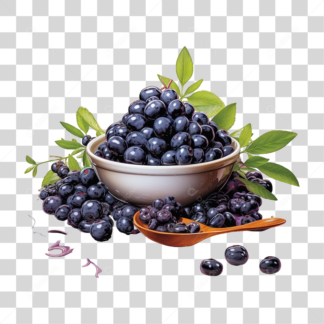 Fruta Açaí PNG Transparente