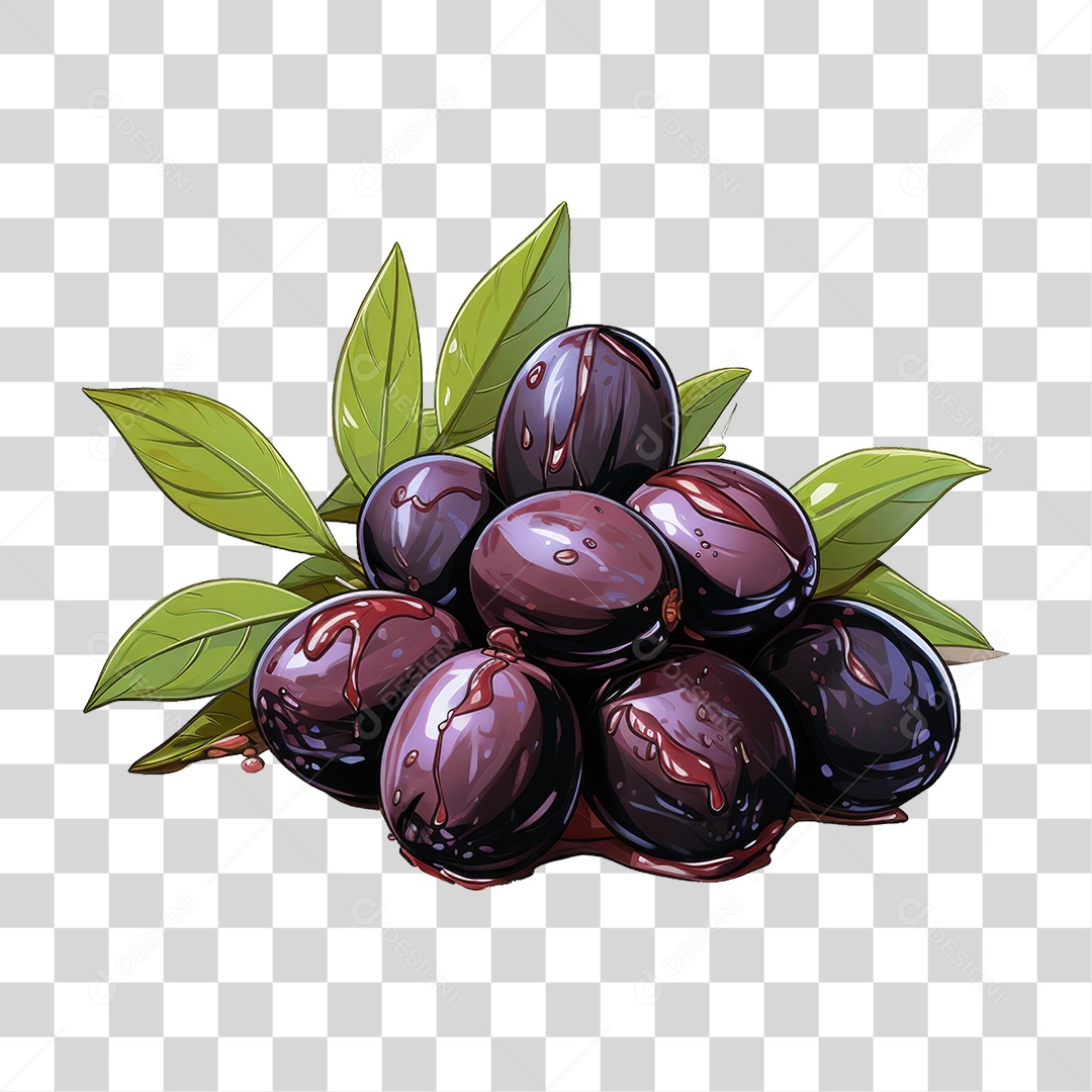 Fruta Açaí PNG Transparente