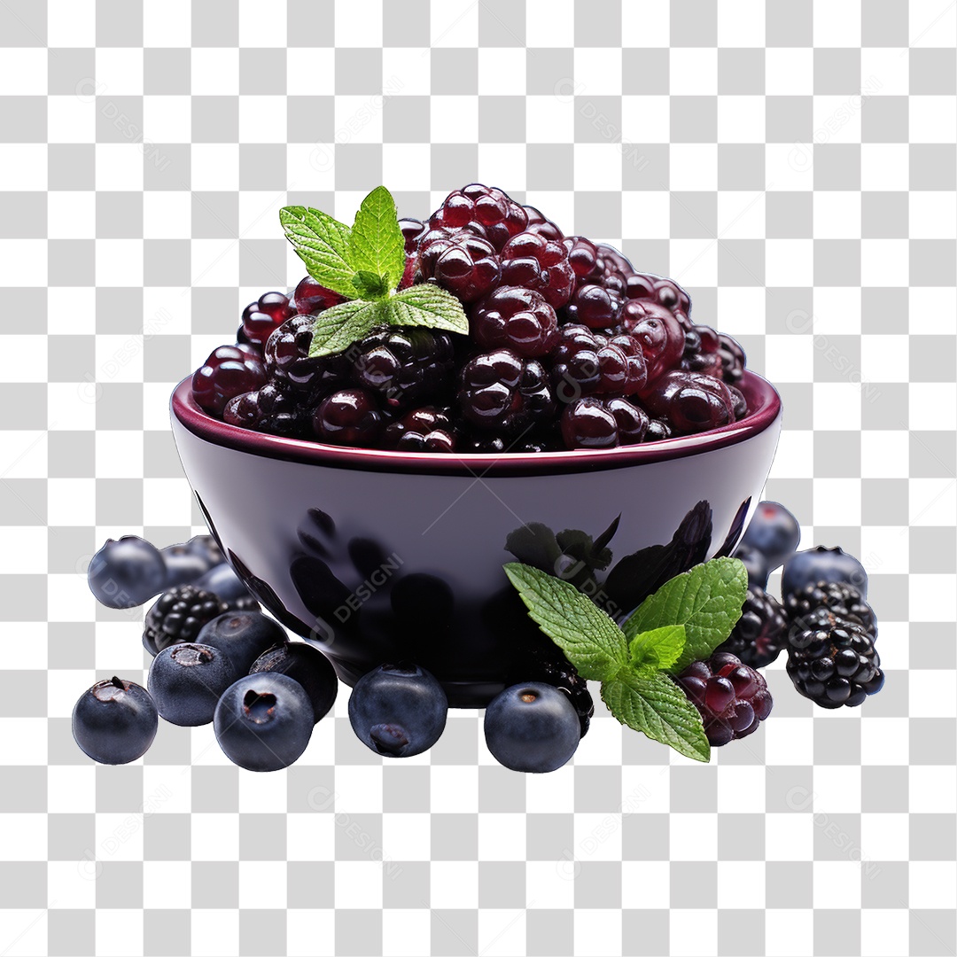 Fruta Açaí PNG Transparente