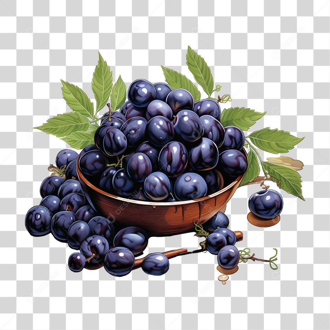 Fruta Açaí PNG Transparente