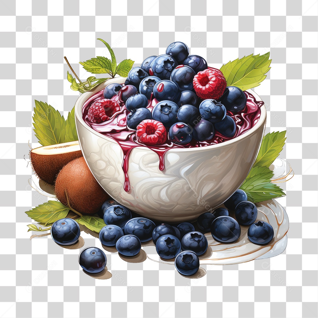 Fruta Açaí PNG Transparente