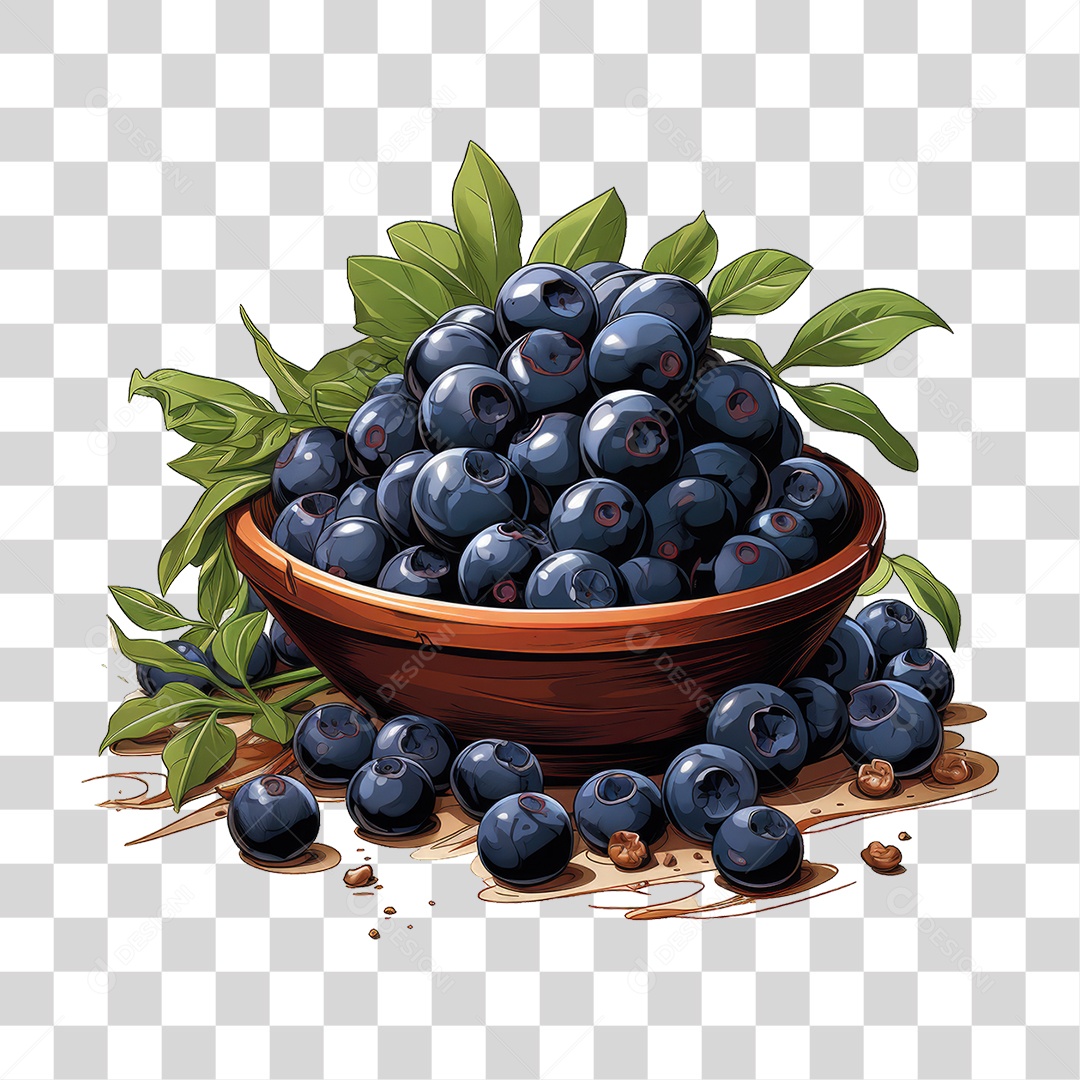 Fruta Açaí PNG Transparente