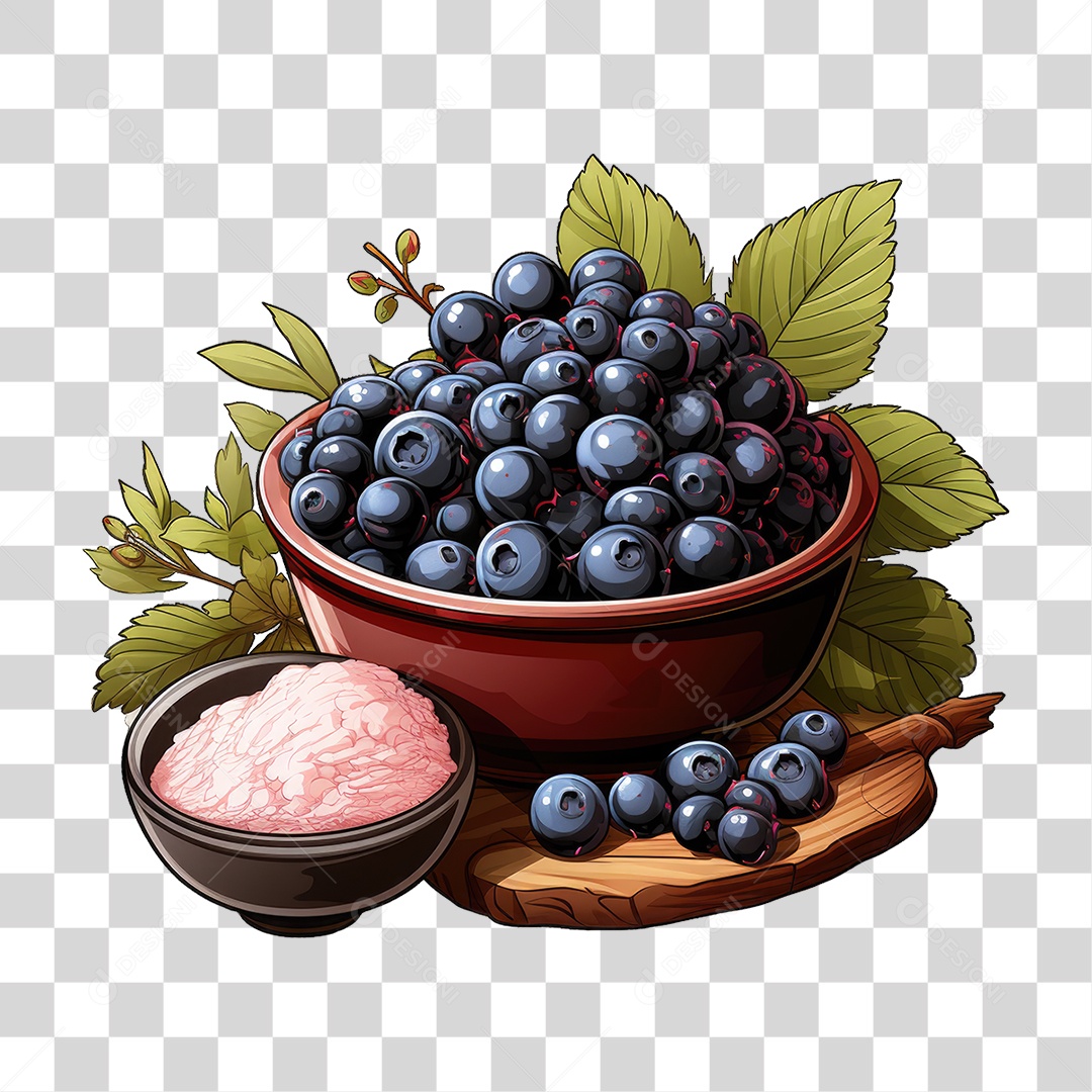 Fruta Açaí PNG Transparente