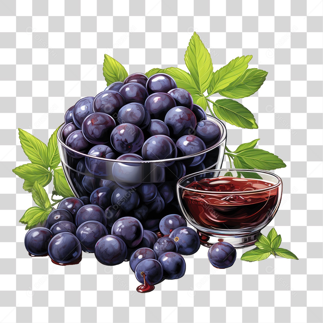 Fruta Açaí PNG Transparente