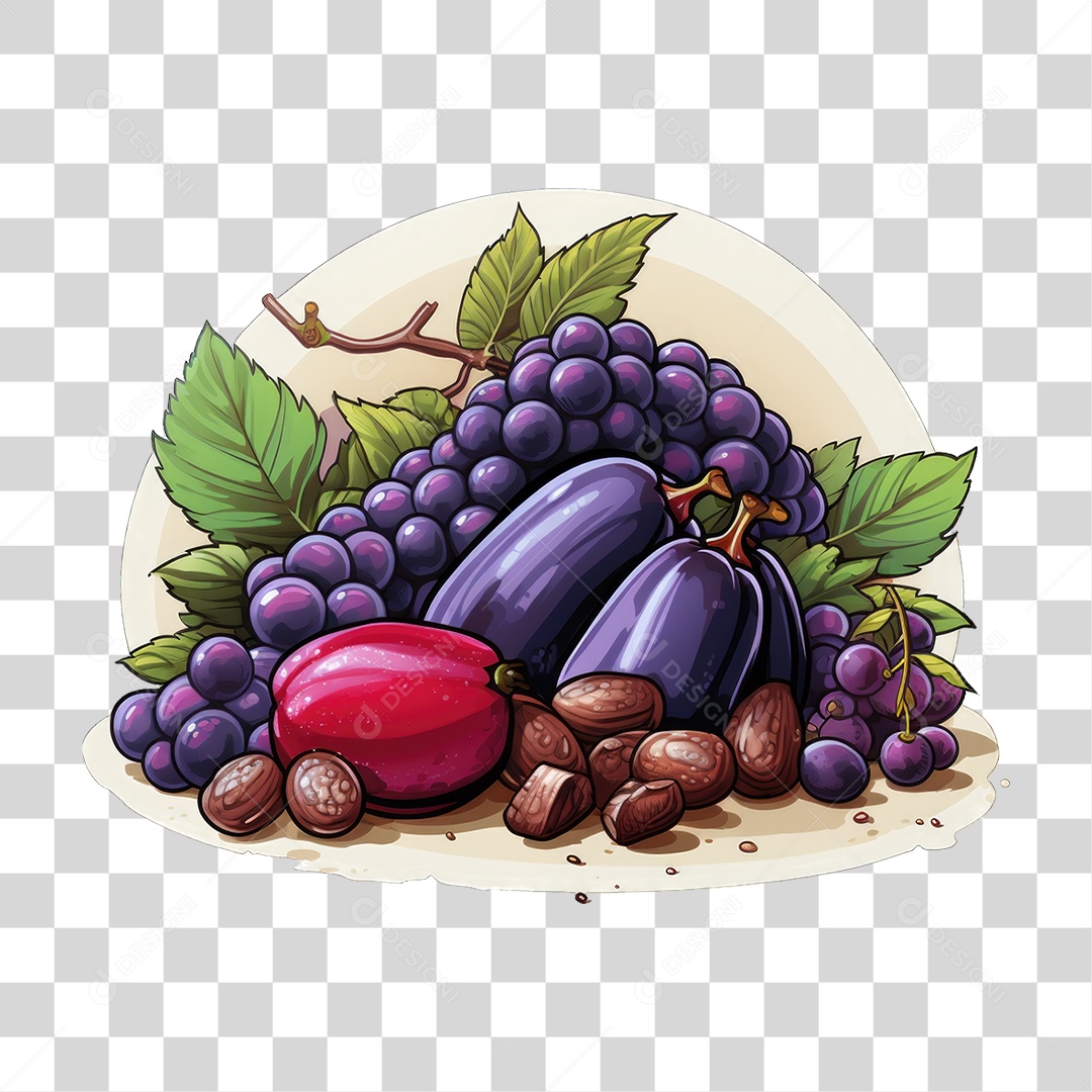 Fruta Açaí PNG Transparente