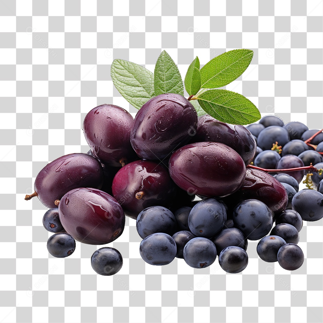 Fruta Açaí PNG Transparente