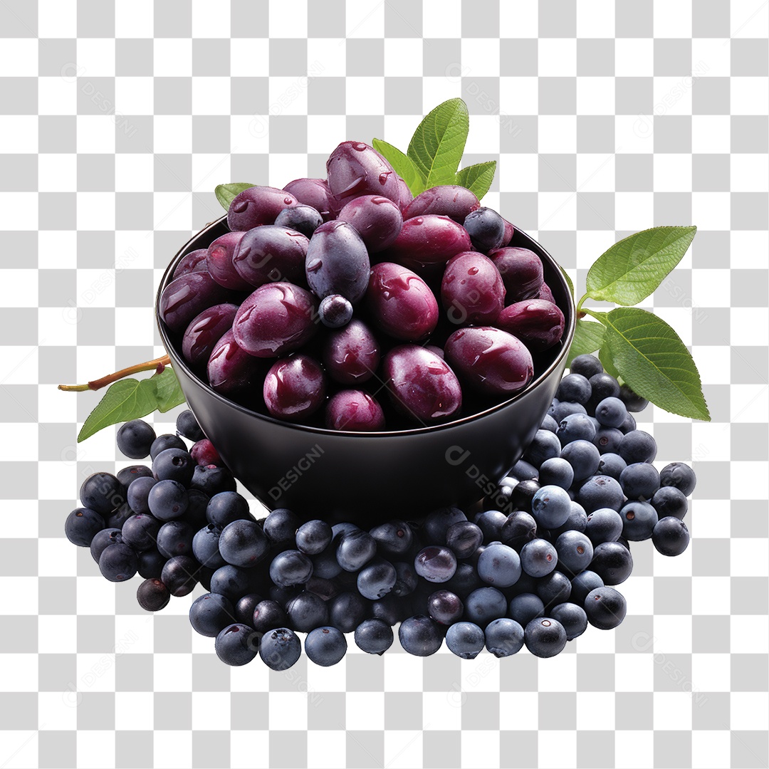 Fruta Açaí PNG Transparente