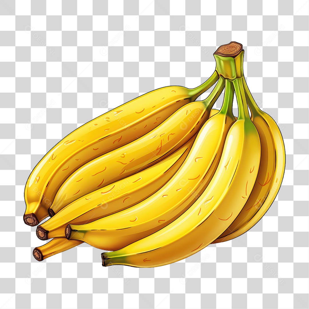 Fruta Banana PNG Transparente