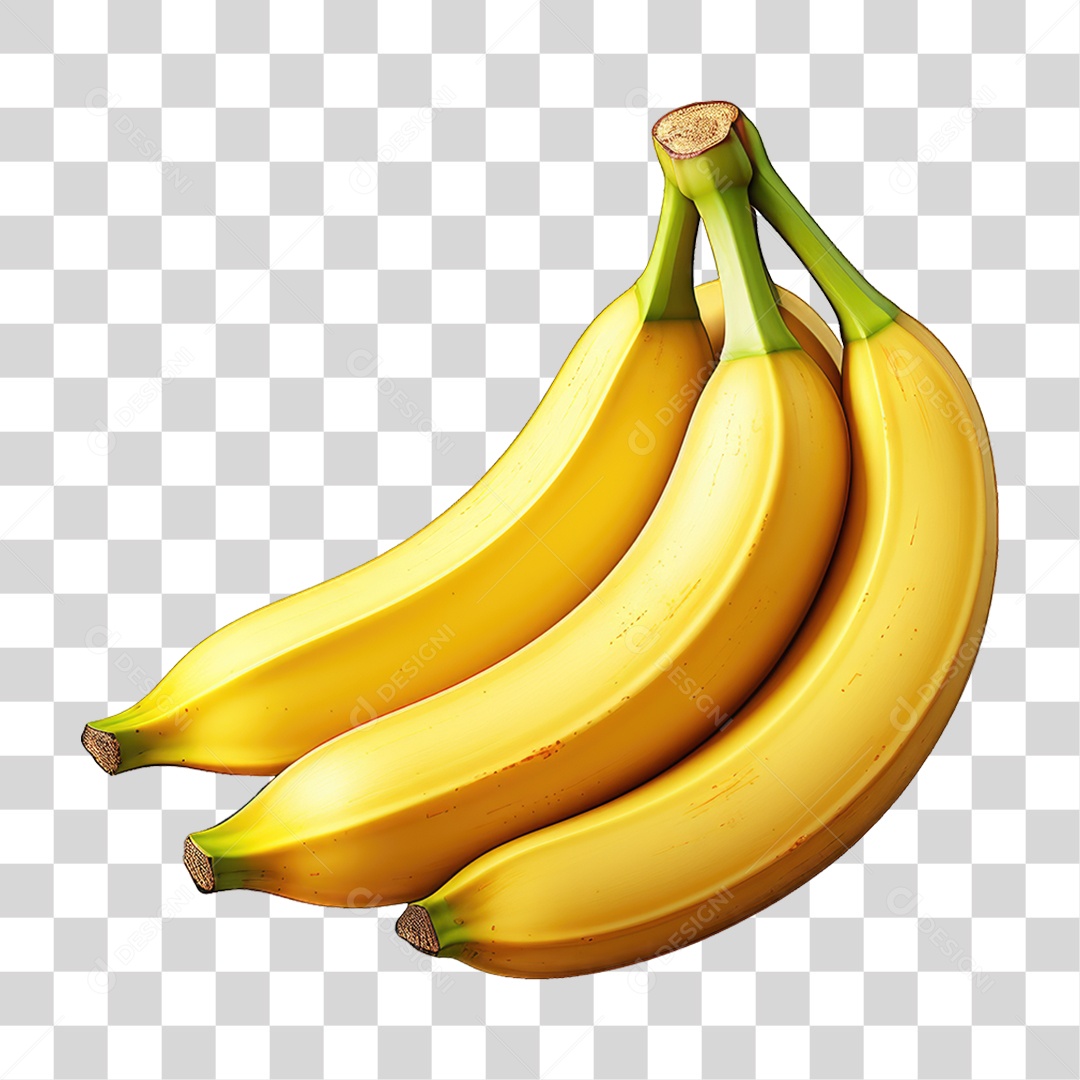 Fruta Banana PNG Transparente