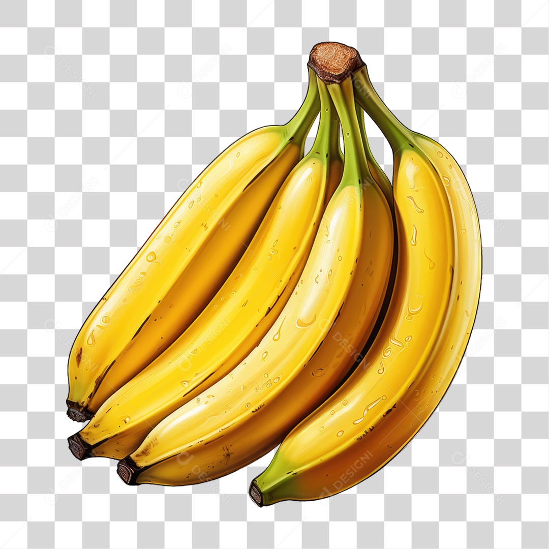 Fruta Banana PNG Transparente