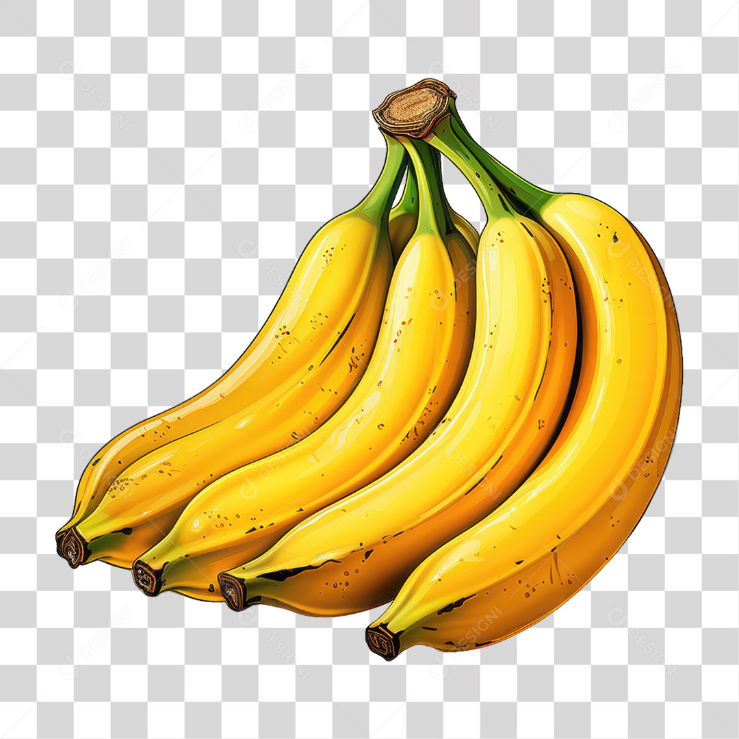 Fruta Banana PNG Transparente