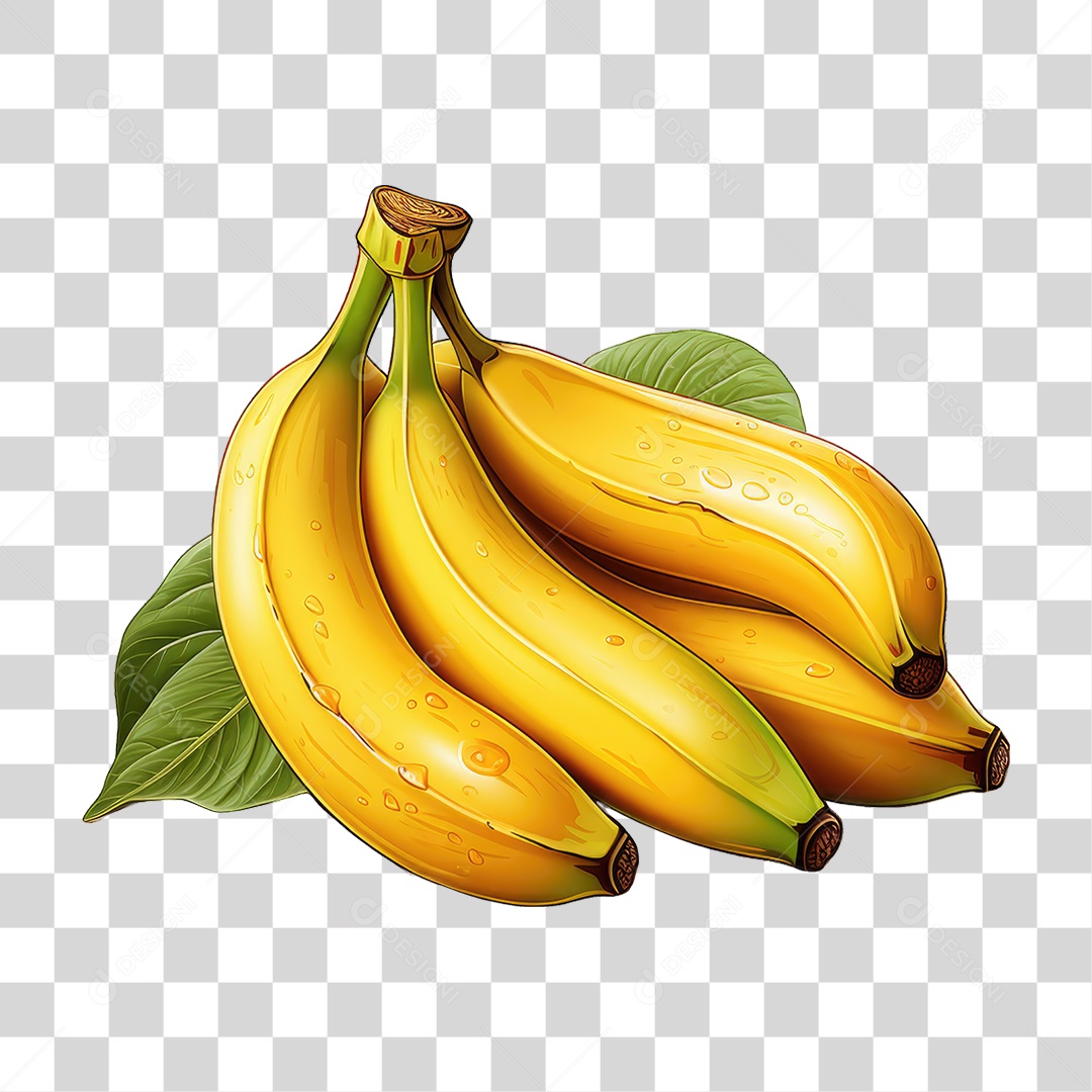 Fruta Banana PNG Transparente