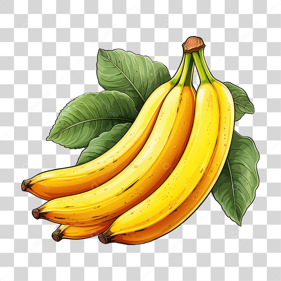 Fruta Banana PNG Transparente