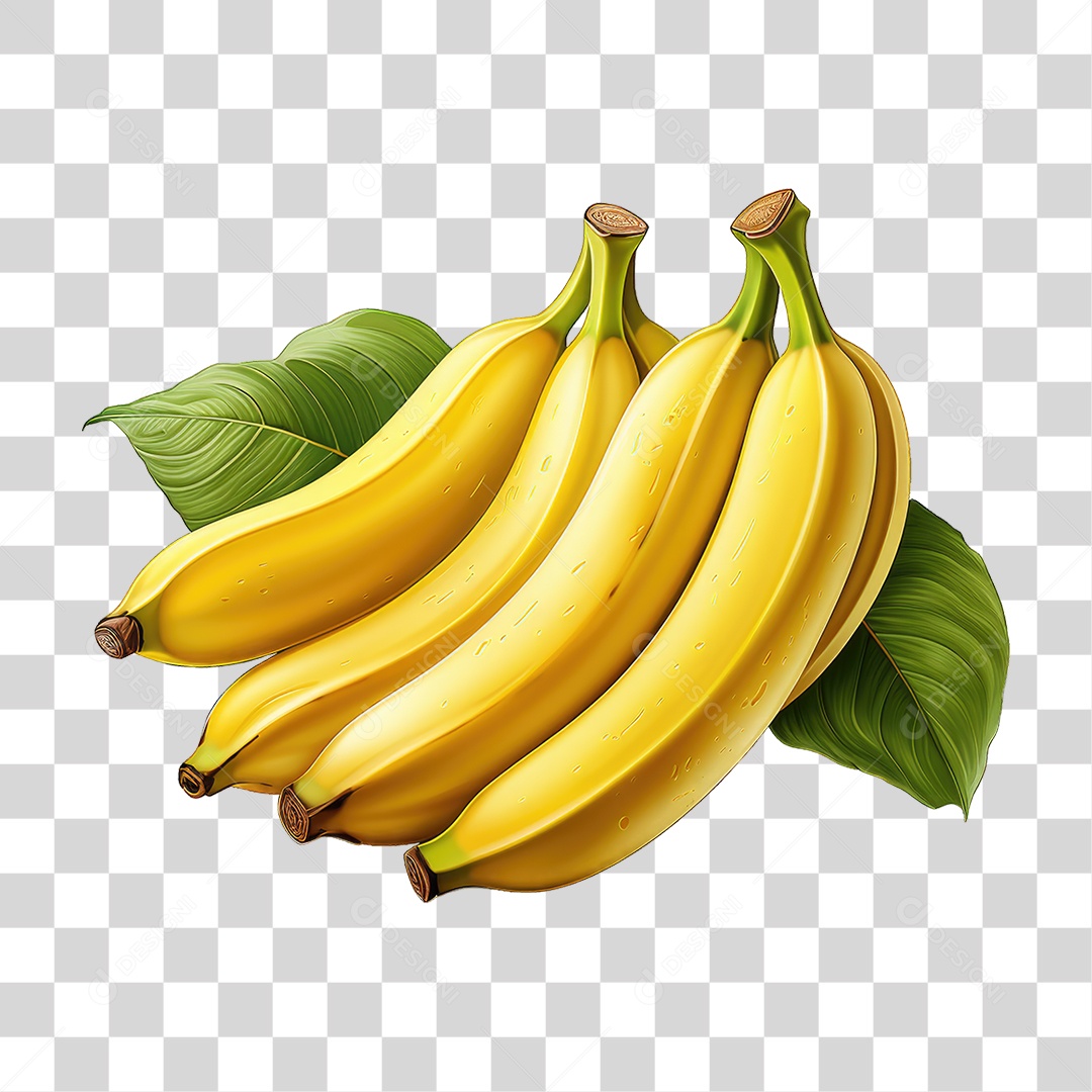 Fruta Banana PNG Transparente