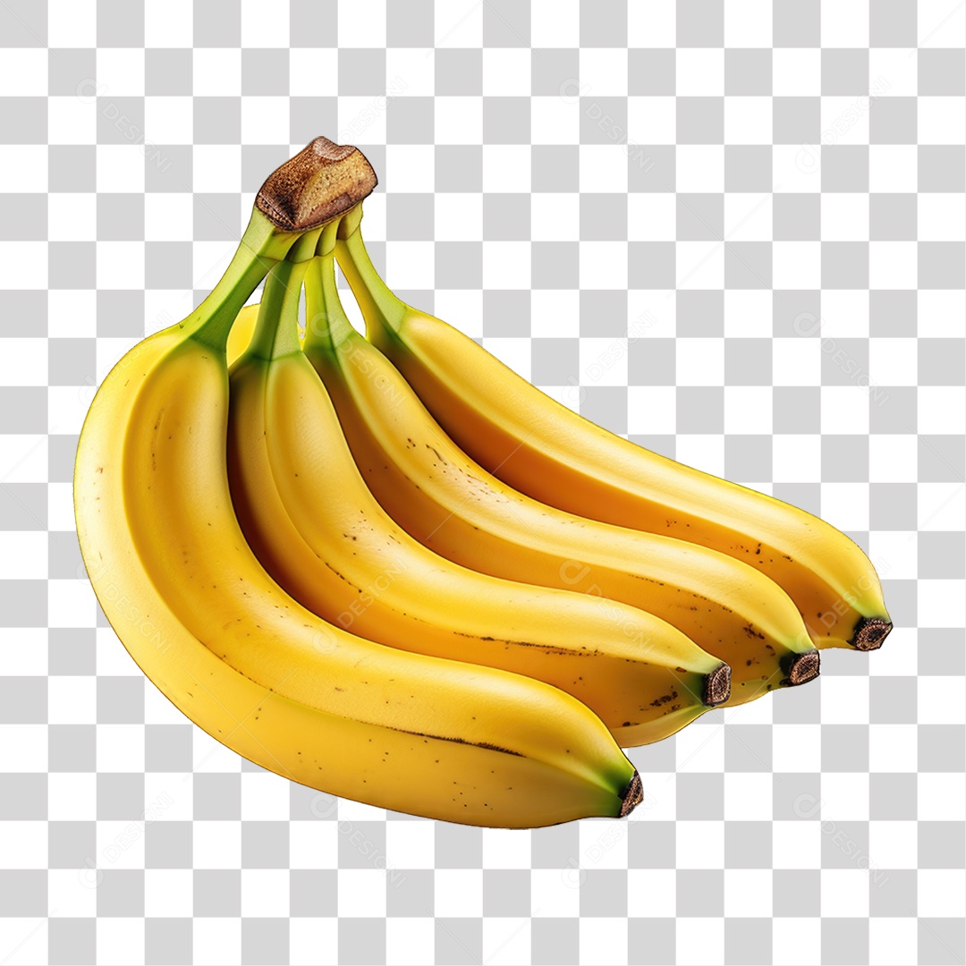 Fruta Banana PNG Transparente