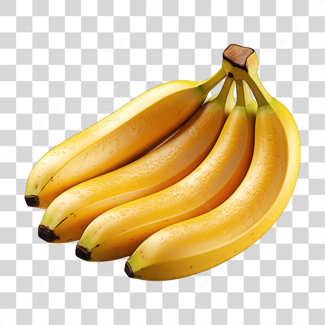 Fruta Banana PNG Transparente