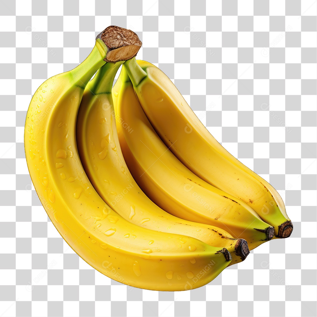 Fruta Banana PNG Transparente