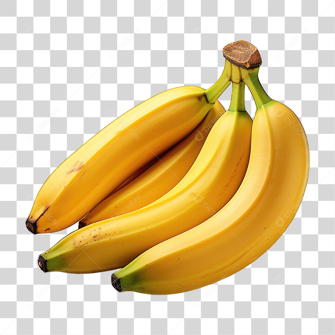 Fruta Banana PNG Transparente