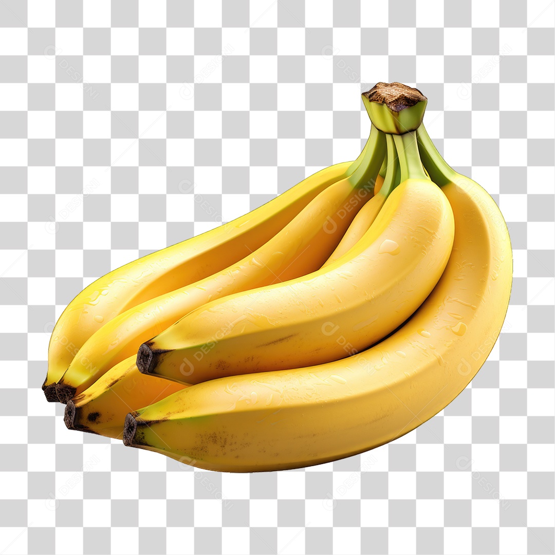 Fruta Banana PNG Transparente