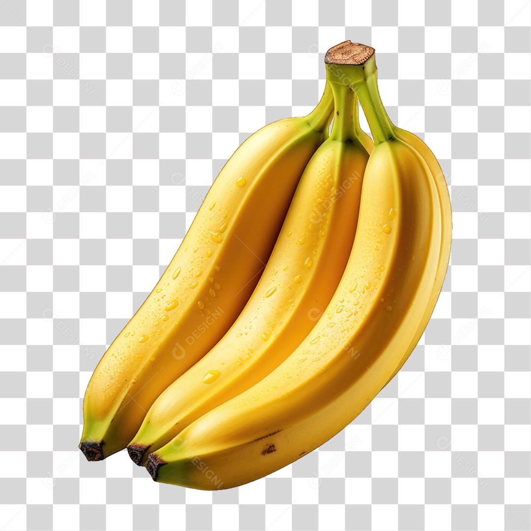 Fruta Banana PNG Transparente