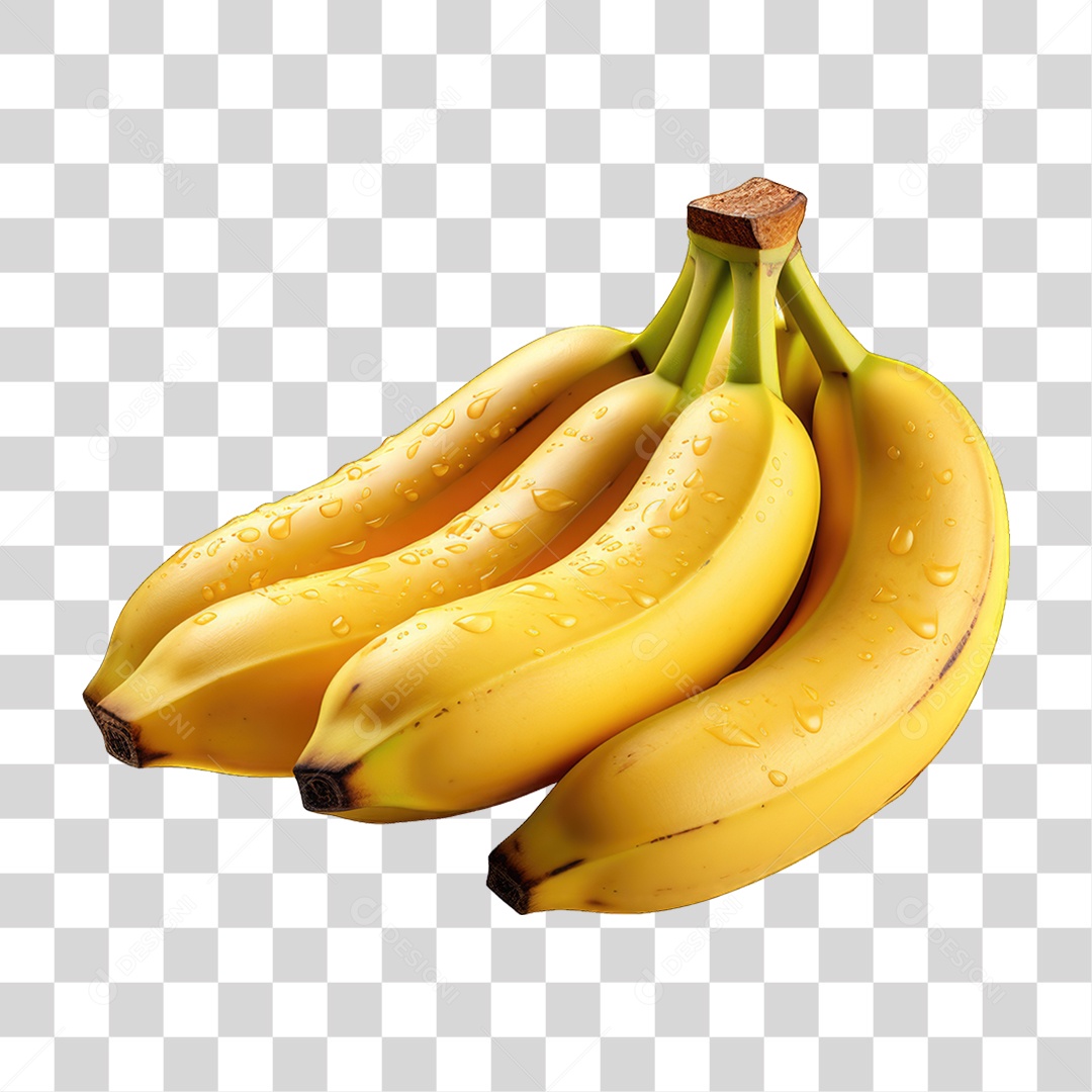 Fruta Banana PNG Transparente
