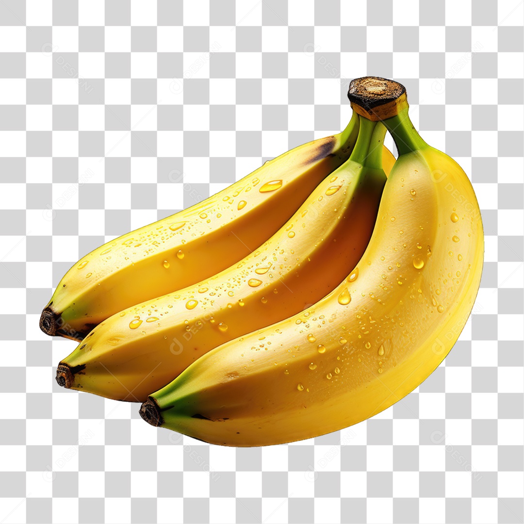 Fruta Banana PNG Transparente