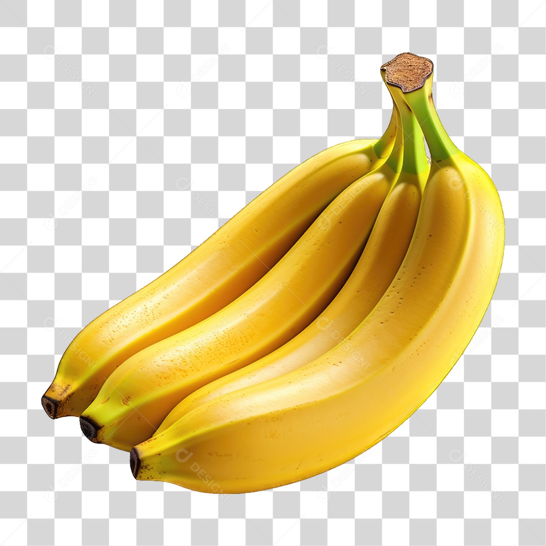 Fruta Banana PNG Transparente