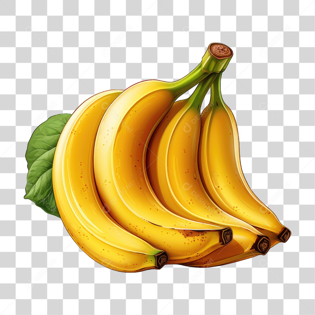 Fruta Banana PNG Transparente