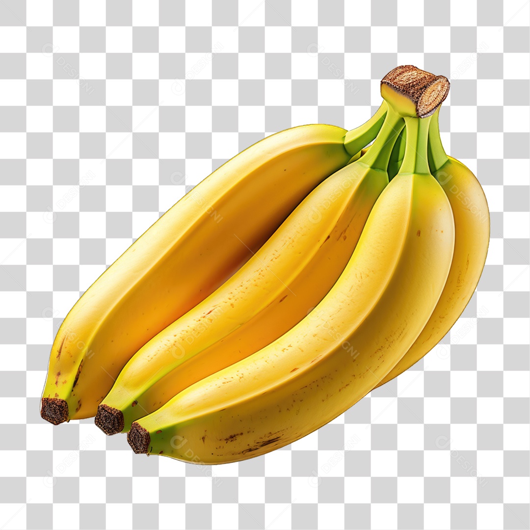 Fruta Banana PNG Transparente