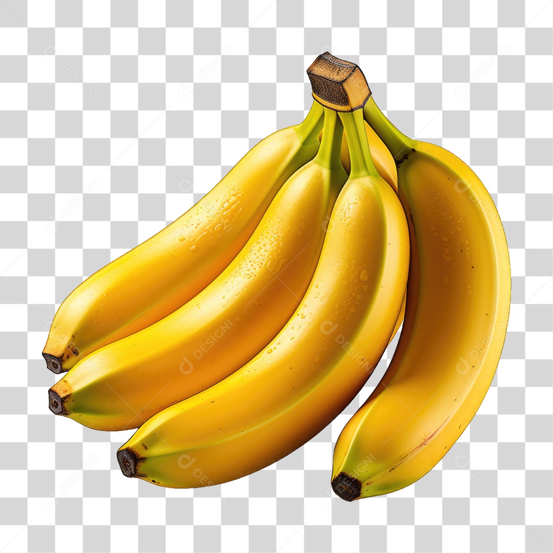 Fruta Banana PNG Transparente